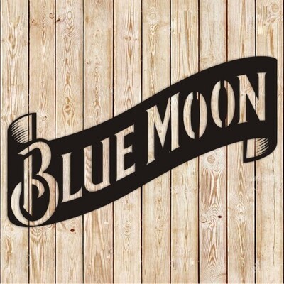 Blue Moon Beer Logo cutting file