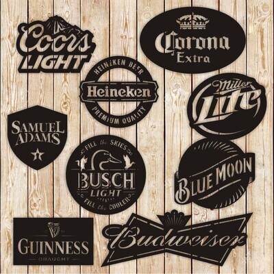 Beers Logos Lot cutting file