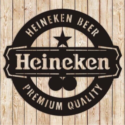 Heineken Beer Logo cutting file