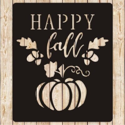 Happy Fall Sign cutting file