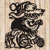 Classic Rat Fink Hot Rod Cutting File