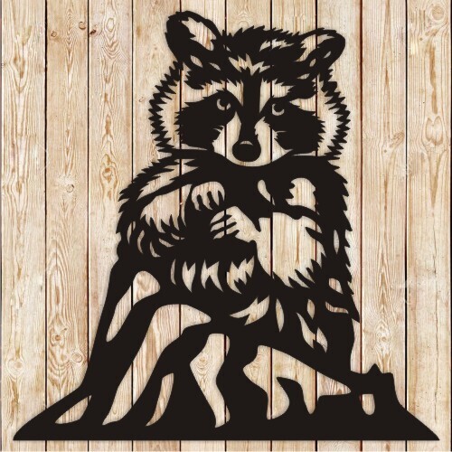 Racoon Vector Cutting File