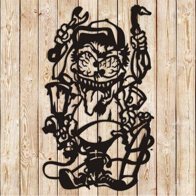 Welder Worker Fink Vector Cutting File