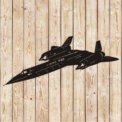 Plane Blackbird Vector Cutting File