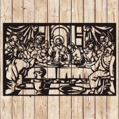 Last Supper Painting Cutting File