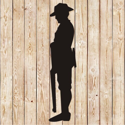 ANZAC Day Art Soldier Vector Cutting File