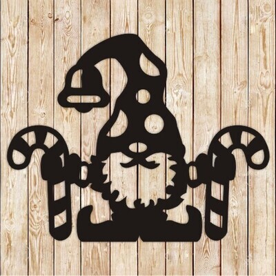 Christmas Gnome Decor Vector Cutting File