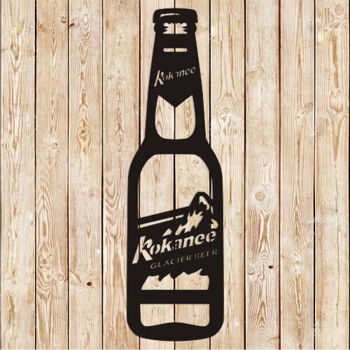 Kokanee Bottle Vector Cutting File