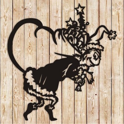 Grinch Vector Cutting File