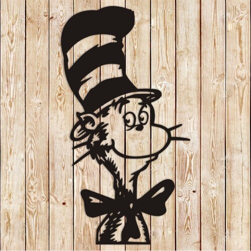The Cat in the Hat Vector Cutting File