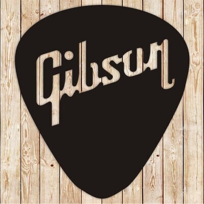 Gibson Guitar Pick Vector Cutting File