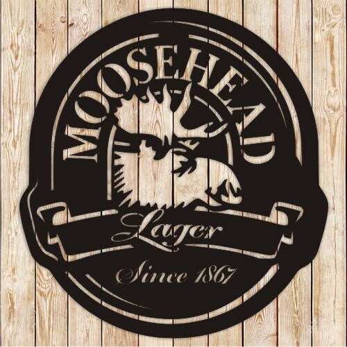 Moosehead Beer Logo Vector Cutting File