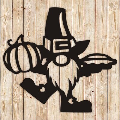 Thanksgiving Gnome Vector Cutting File