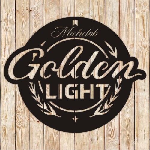 Michelob Golden Beer Light Vector Cutting File