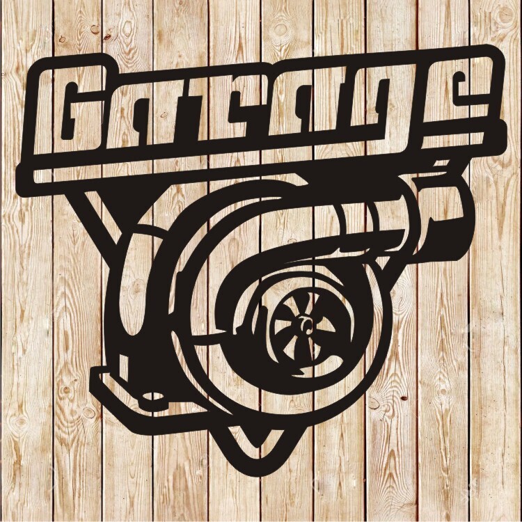 Turbo Garage Vector Cutting File