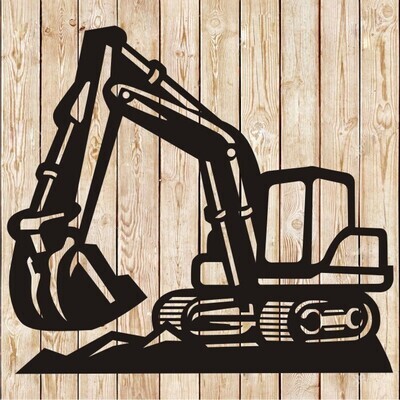 Excavator Sign Cutting File
