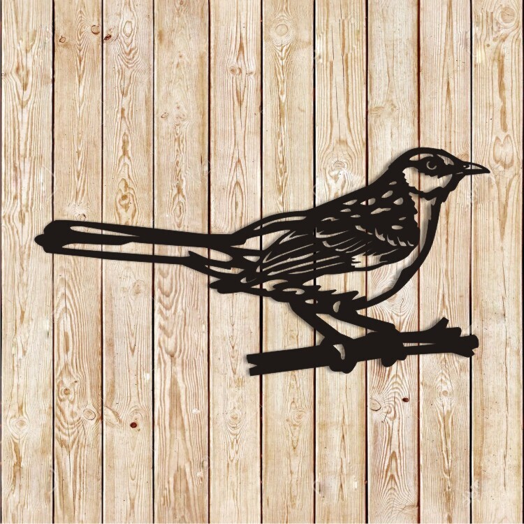 American Mockingbird Bird Cutting File