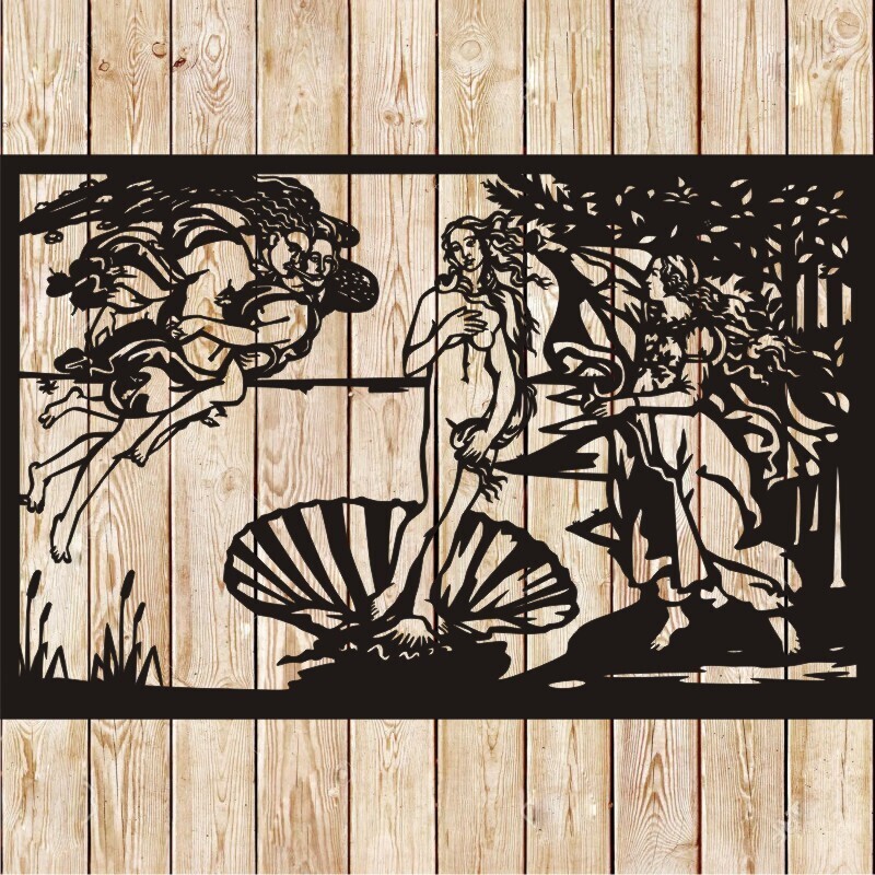 Botticelli&#39;s Birth of Venus Cutting File