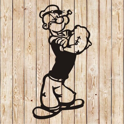 Popey Sailor Vector Cutting File