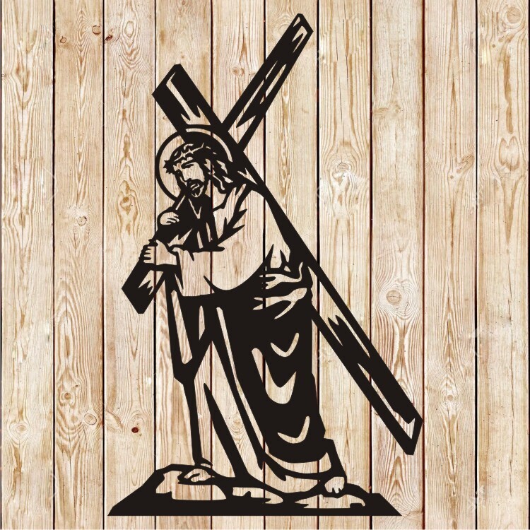 Jesus Carrying The Cross cutting file