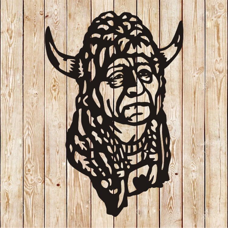 Buffalo American Native. Indian Head Cutting File