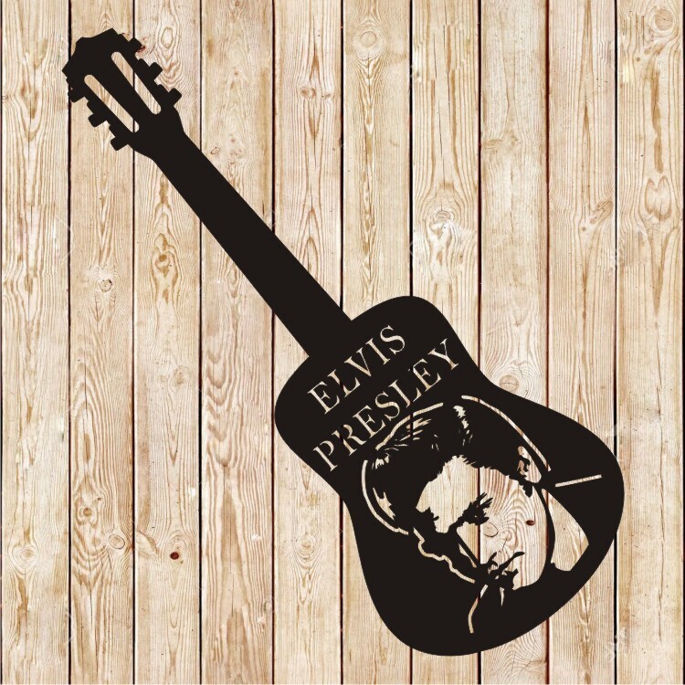 Elvis Presley Guitar Face Cutting File