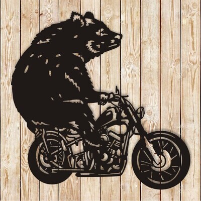 Biker Bear Cutting File