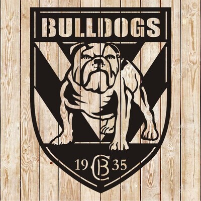 NRL Bulldogs logo cutting file