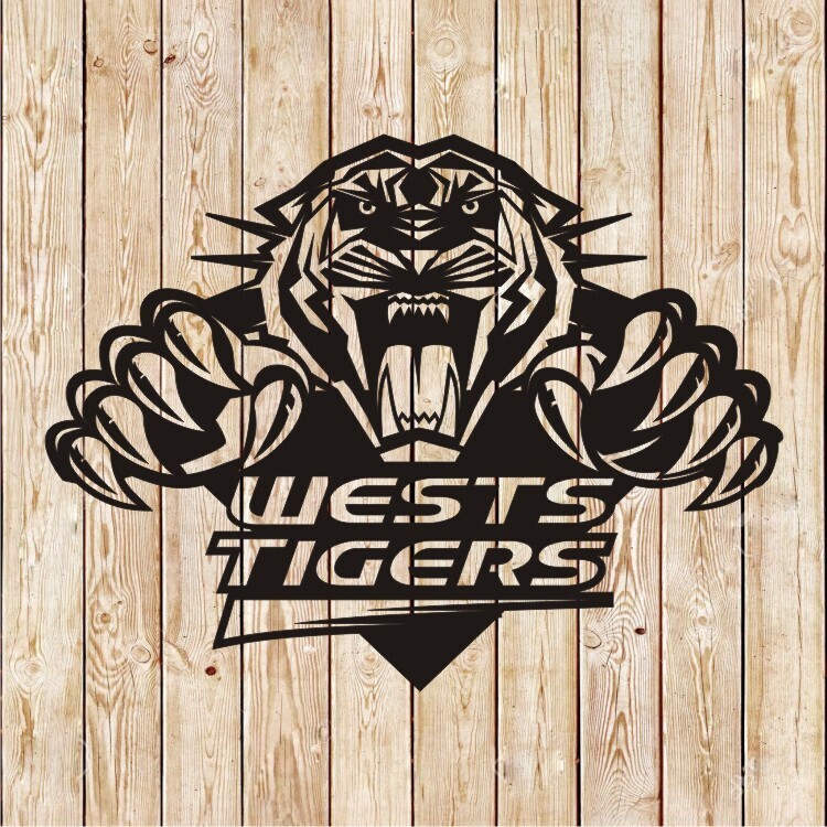 NRL Tigers logo cutting file