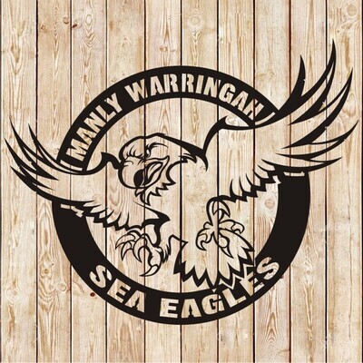 NRL Manly Warringah Sea Eagles logo cutting file