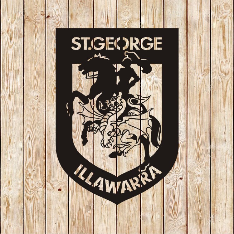 NRL St. George Illawarra Dragons  logo cutting file