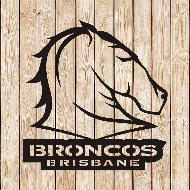 NRL Brisbane Broncos logo cutting file