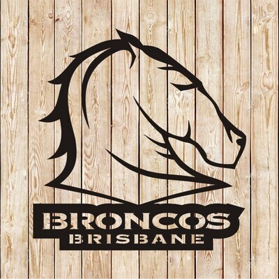 NRL Brisbane Broncos logo cutting file