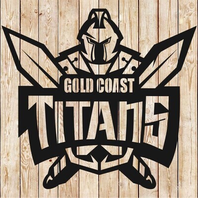 NRL Titans old logo cutting file