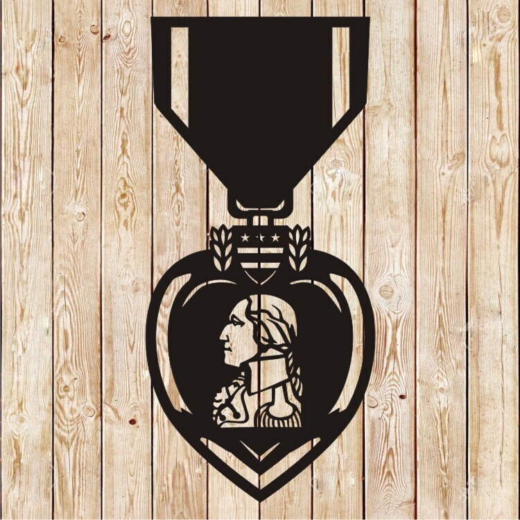 The Purple Heart cutting file