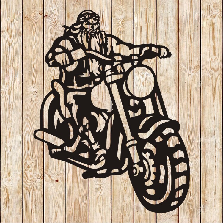 Zombie ​Biker Vector Cutting File