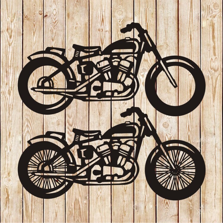 Harley Davidson KR 750 1952 Bike Vector Cutting File