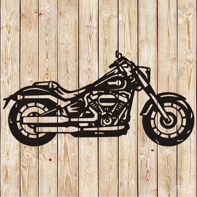 Harley Davidson Fat Boy 2022 Bike Vector Cutting File