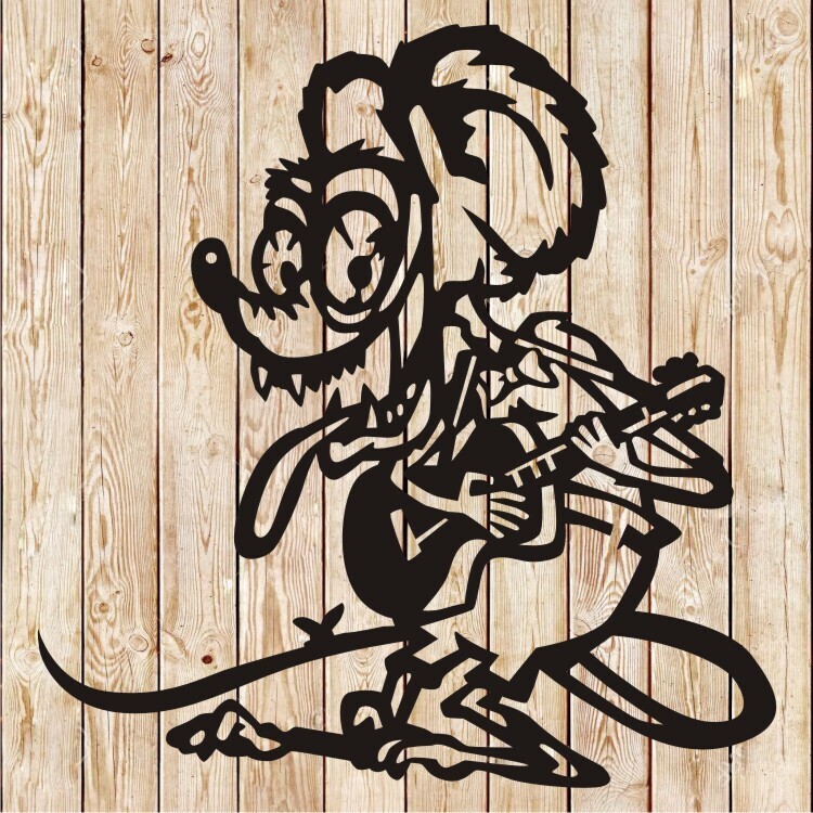 Rat Fink Guitar Cutting File