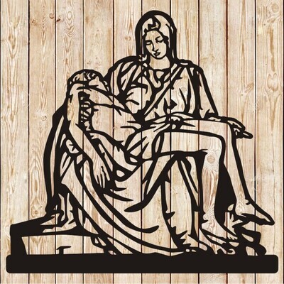 La Pieta - Michelangelo´s Mercy - Jesus sculpture cutting file