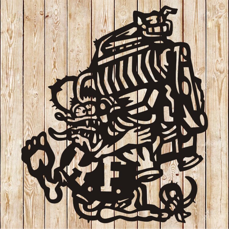 Classic Rat Fink Engine Cutting File