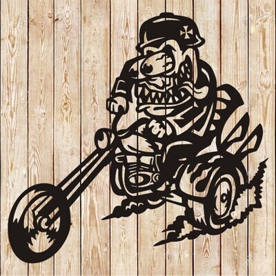 Fink Monster Biker Cutting File