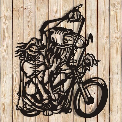 Classic Rat Fink with woman Cutting File