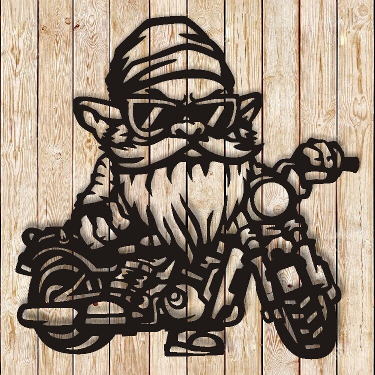 Biker Dwarf or Gnome cutting file