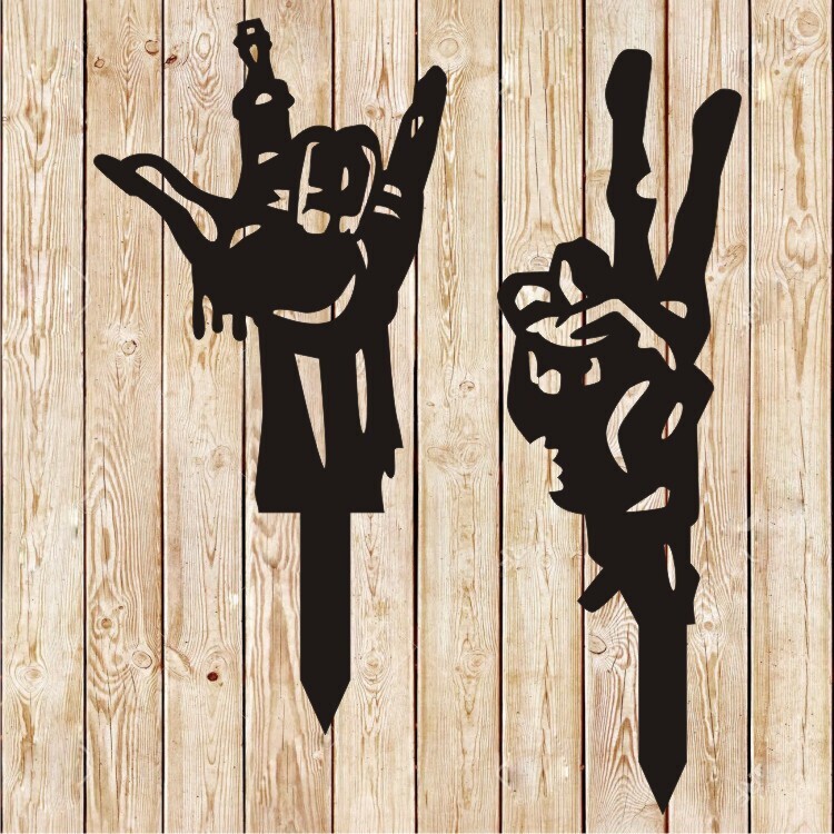 Zombie Hands Halloween&#39;s Yard Decor cutting file