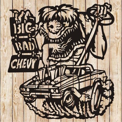Big Bad Chevy Fink Monster - Chevelle Cutting File