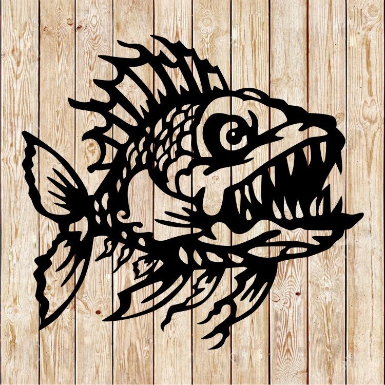 Monster Fish cutting file