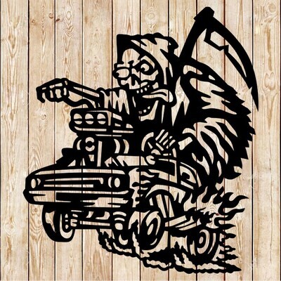 Reaper  Car - Ripper Death Monster- Fink Monster Style  Cutting File