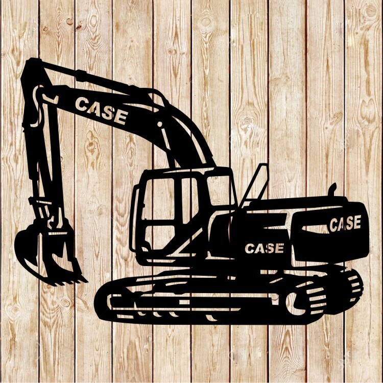 Excavator CASE CX210 Sign Cutting File