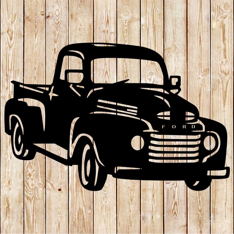 Ford Truck 1948 Vector Cutting File